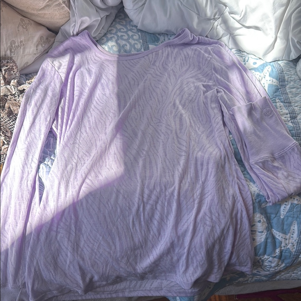 Lavender Women's  Underscrub Top